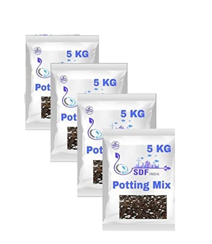 SDF INDIA New Potting Mix Soil for Plants- 20 Kg Soil Less All Purpose Ready to use Potting Mix Made with vermicompost/Neem Cake/Potash/River Sand/Bone Meal (B09Y384KTW) Amazon Price History, Amazon Price Tracker