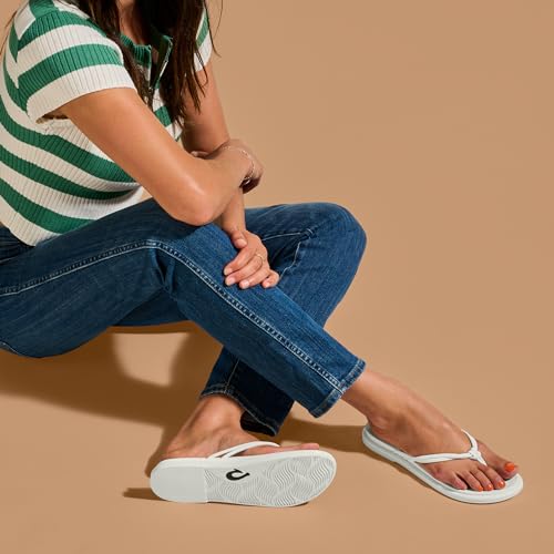Image of OLUKAI Aka Women's Beach Sandals, Water-Friendly Flip-Flop Slides, All-Day Comfort & Support, Stylish & Vibrant Colors