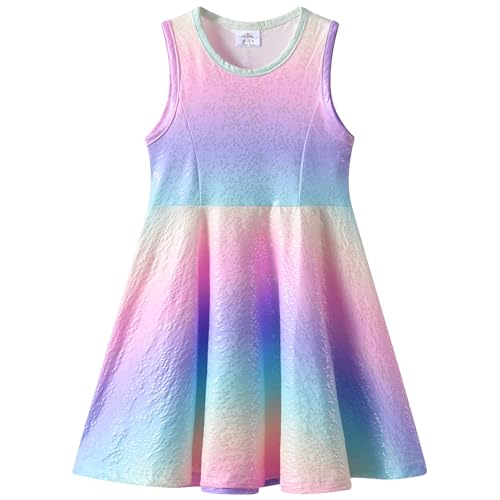 VIKITA Niñas Vestido Verano Vestido Viños Vestidos Sirena Sin Mangas Tamaño JX0901 11-12 años