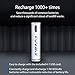 USB Rechargeable Lithium AAA Batteries Triple A Li-ion Battery with Micro USB Charging Cable 1.5V 450mAh 1h Quick-Charge FUVALY (4pack)