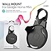 Coby Wall-Outlet Mount, Smart Speaker Holder, Nonslip Cable-Management Wall Mount for AC Power Outlets, Compatible with First- and Second-Gen Google Home Mini Speaker (Not Included), Black