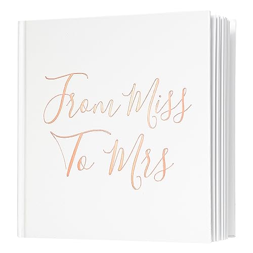 Calculs Bridal Shower Guest Book from Miss to Mrs Picture
