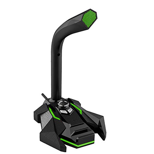 Microphone USB Computer Plug &Play Desktop Omnidirectional Condenser Pc Laptop Mic Mute Button with Led Indicator Ideal for Recording Games Or Live Stream