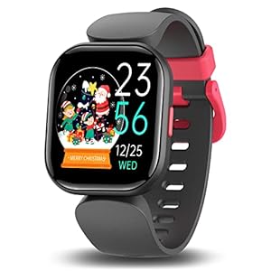 MgaoLo Kids Smart Watch for Boys Girls Teens,Upgraded Fitness Tracker with Heart Rate Sleep Monitor,DIY Watch Face…