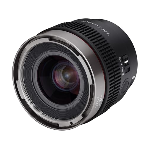 SAMYANG 動画用単焦点AFレンズ V-AF 24mm T1.9 FE ソニー αEマウント フルサイズ対応 8K対応 軽量280g ブラック 888602