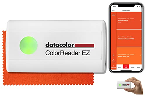 Datacolor ColorReader EZ - Escanee cualquier color para igualar y coordinar la pintura y los valores de color digitales al instante, eliminando la estresante indecisión sobre el color Cover