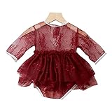CQEAZ Foto-Shooting Requisiten für Baby Mädchen 0-1M Säugling Tüll Tutu Spitzenkleid Unterhose Fotokleidung für Neugeborene Dusche Party Säugling Foto Requisiten Junge