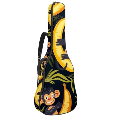 Housse guitare acoustique étanche 104cm - Sac de transport double bandoulière réglable