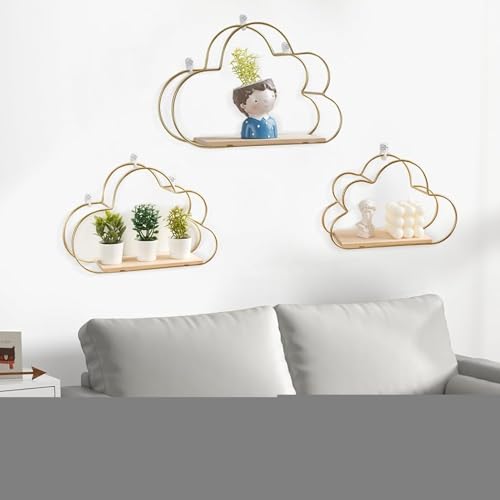 Étagère murale nuage pour optimiser mur vide de chambre à coucher - 3