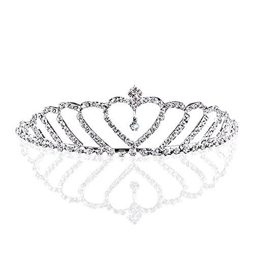 Homiki Prinsessenkroon, harband, strassstenen, voor bruiloft