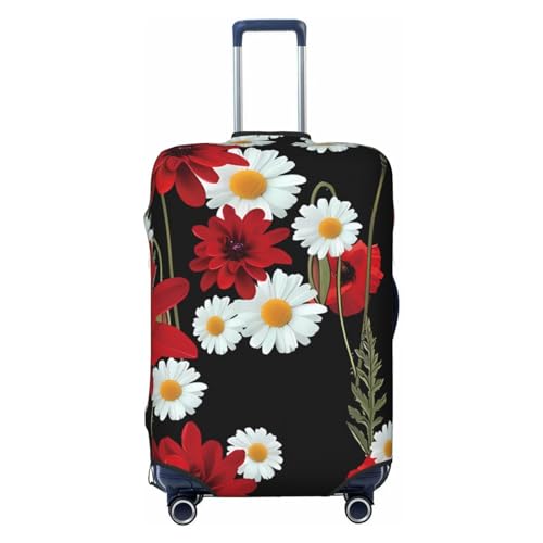 Housse pour bagage marguerites pour protéger et repérer sa valise