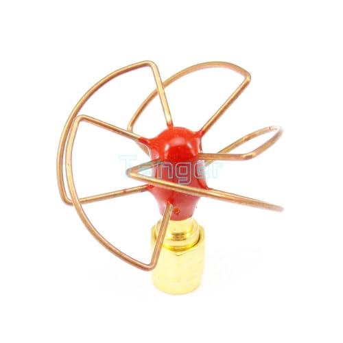 Gain Antenna 58GHz FPV Antenna 5 Leaf 5-Lobe Blade TX Circular Polarized Antenna Set with SMA Male Plug 58G RX