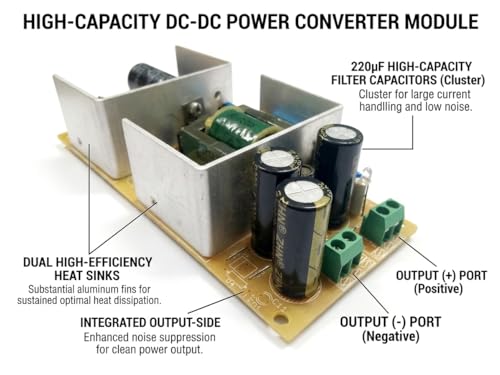 Image of Candid 24V 5A SMPS Power Supply Open Frame | 120W AC-DC Switching Power Supply | Industrial Grade Converter for CNC, LED Strip, 3D Printer | 2 Year Warranty