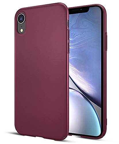 EIISSION Coque pour iPhone XR, Ultra Mince Premium ToughShell Silicone Premium/Exact Fit/NO Bulkiness Coque pour iPhone XR, Violet Cover