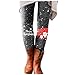 Weihnachten Leggings Mädchen Warme Fleece Hose Freizeithose mit Hirsch Druck Winter Gefüttert Plüsch Hosen Gemütlich Hausanzug Hose Winter Fleece Lange Hosen für Mädchen Treggings Thermohose