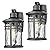 Darkaway Outdoor Porch Lights Wall Mount, Outside Light Fixtures Sconces Wall Lighting with Water Ripple Glass Waterproof Exterior Lights for Patio Yard House Hallway Doorway Garage