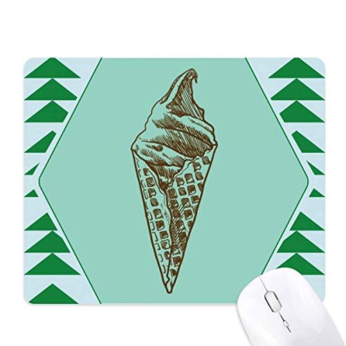 Tapis de souris green pine tree pour stopper les glissements de souris sur le bureau