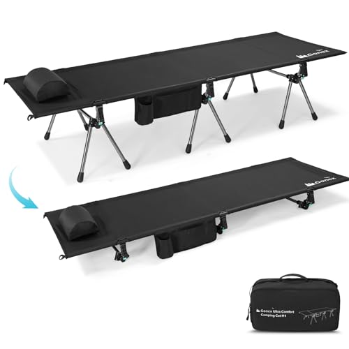 Gonex Camping Cot with Leg Extenders, 74.8