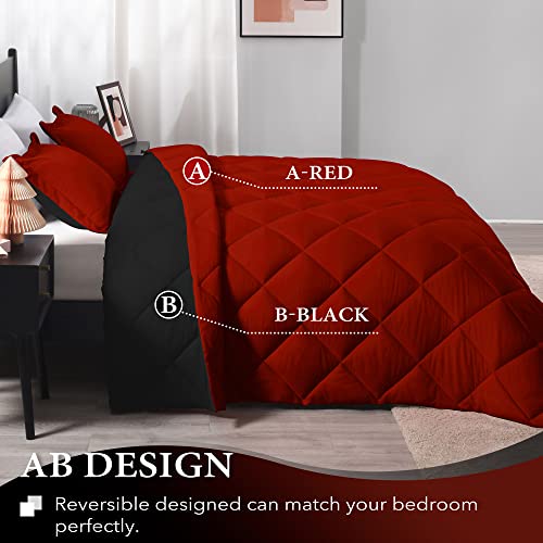 Downluxe DL18PCS01RBK King Size Comforter Set thumb #3