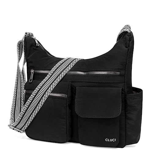 CLUCI Waterproof Nylon Crossbody Bags For Women Bundles with Small Wallet for Women2