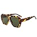 Produktbild Sonnenbrille Sonnenbrille Frauen Übergroße Sonnenbrille Weiblich Retro Irregular Lady Eyewear Uv400-Green