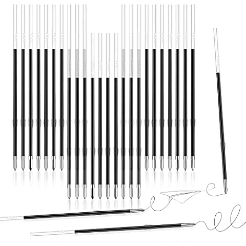 30 Pcs 0.7mm Retractable Pen Refills Cover