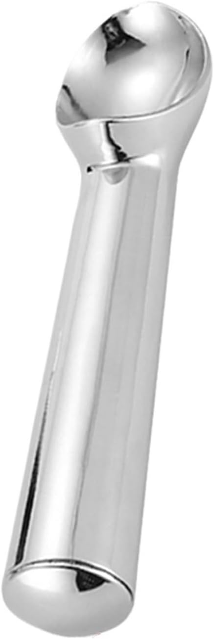 Stainless Steel Ice Cream Spoons Non-stick Long Handled Spade Ice Cream Digging Spoon Fruit Ball Making Tool Kitchen Bar Gadgets(Silver)