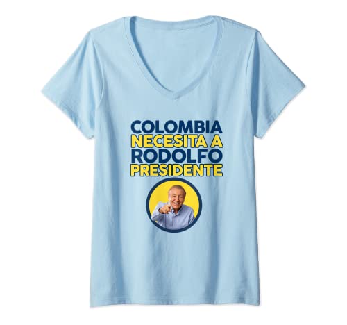 Womens Colombia necesita a RODOLFO Presidente 2022 segunda vuelta V-Neck T-Shirt