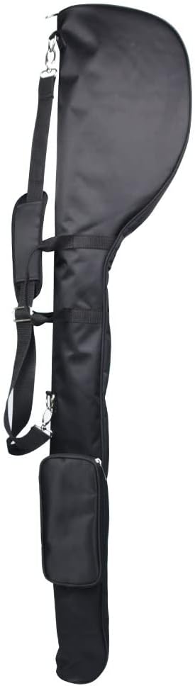 Portable Nylon Golf Club Carrier Bag Carry Driving Range Travel Foldable Bag Golf Gun Bag with Adjustable Shoulder Straps