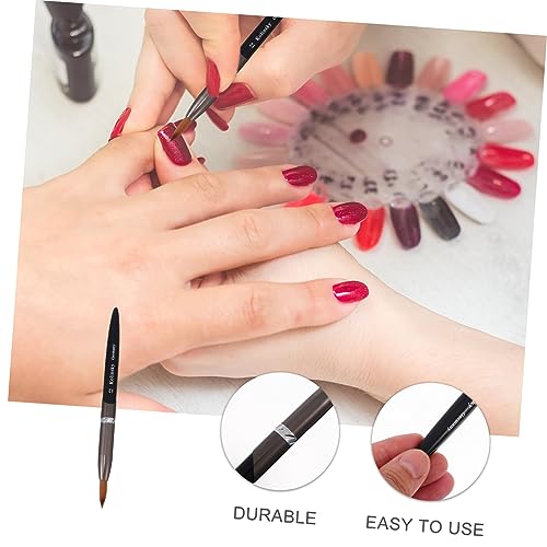 HONMEET 1Pc Caneta De Unhas Unhas Gel 3D Desenho Caneta Pincel De Desenho De Arte De Unhas Escova De