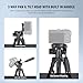 NEEWER Basic Mini Desk Tripod for Camera with 3 Way Pan Tilt Head & Handle, Small Portable Metal Tabletop Selfie Stick Stand with 1/4