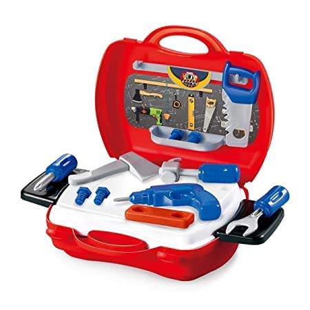 Perpetual Bliss Pretend Play Engineering Tool Set Box Kit with Carry Case Toys for Kids Boys and Girls (B08HJHR9CN) Amazon Price History, Amazon Price Tracker