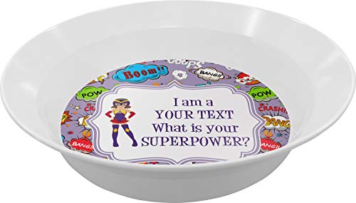 Personalized What is your Superpower Melamine Bowl - 12 oz