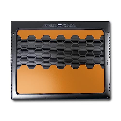 Image of MightySkins Skin Compatible with Alienware M18 R1 (2023) Full Wrap Kit - Solid Orange | Protective, Durable, and Unique Vinyl Decal wrap Cover | Easy to Apply & Change Styles | Made in The USA