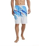 MIAIULIA Men's Vintage 80s 90s Memphis Mens Beach Shorts Funny with Mesh Lining Quick Dry Swim...
