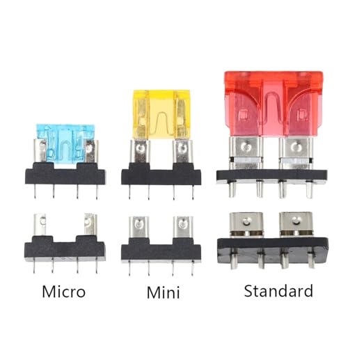 Portafusibles para automóvil micro estándar de 10 piezas, para tablero PCB, 32V, tipo clip de seguridad miniatura 2