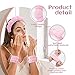 ATROCH Spa Headband & Wristband Set for Women – Puffy Sponge Makeup Headband for Washing Face, Skincare Hairband, Cute Presents for Teenage Girls and Trendy Teen Girl Gifts