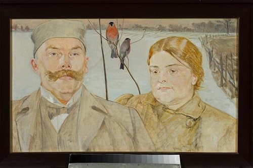 Affiches d'illustration portrait de Karczewskich par Malczewski œuvre d'art pour salon 60x90cm