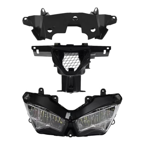 Réparation face avant pour Kawasaki ZX6R : Phare LED et support carénage 2019-2023