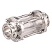 1.5" Sanitary Sight Glass Stainless Steel 304 BokyWox in-Line Sight Glass with Clamp End, Flow Sanitary Straight Sight Glass Tri-clamp