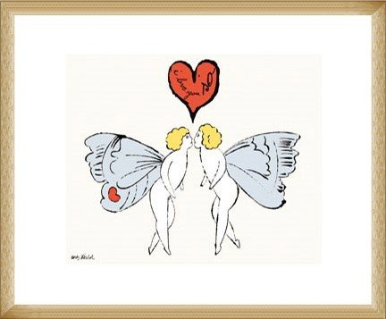 Amazon.co.jp: ポスター アンディ ウォーホル I Love You So、 c