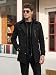 Autsel Herren Mantel Winter Warme Stehkragen Jacke Business Mid-Length