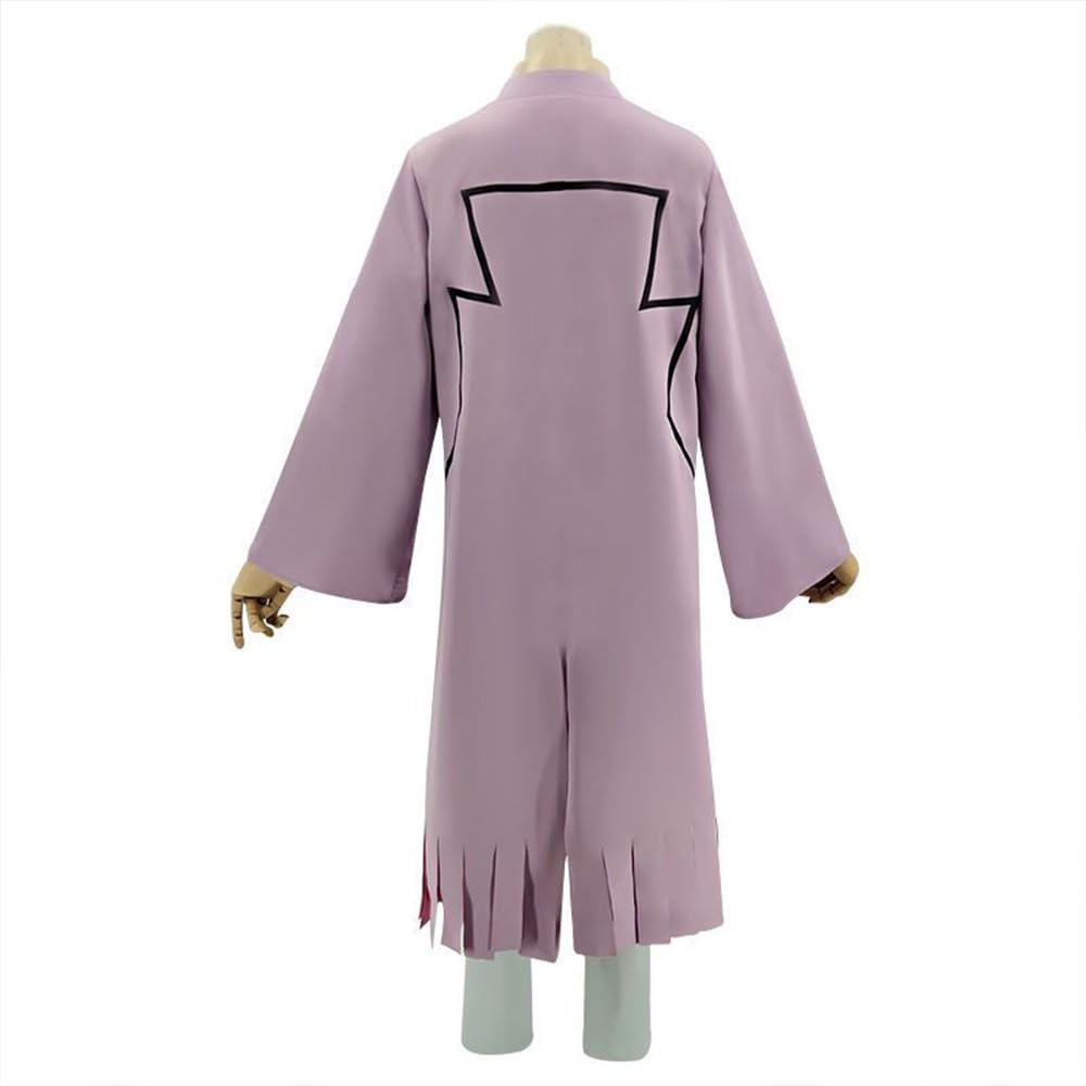 Zhongkaihua Asagiri Gen Anime Cosplay Kimono, fioletowy szlafrok, top i spodnie, pełne zestawy kostiumów na Halloween, karnawał, komiks con, stroje do odgrywania ról
