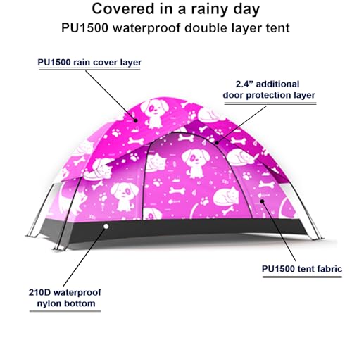 KidzAdventure 2 in 1 Kids Tent