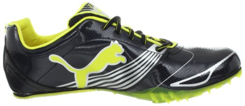 PUMA Puma Men's Complete TFX Sprint 3-M, Black/Fluorescent Yellow Silver, 13 D US