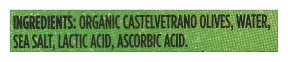 Whole Foods Market, Organic Castelvetrano Olives, 4.58 Ounce