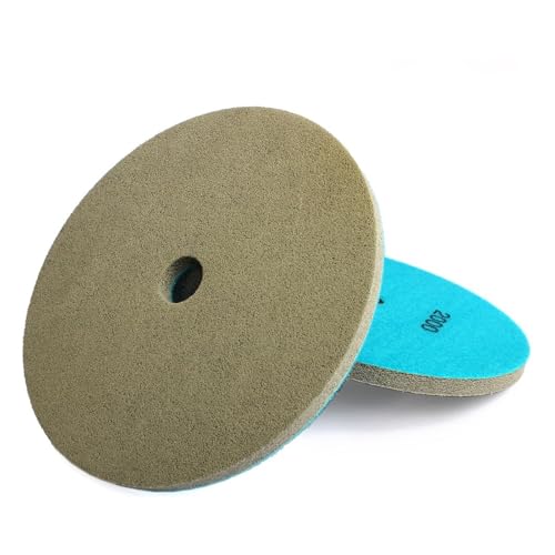 Eliminar marcas en mármol con el disco de nylon de 250mm 4