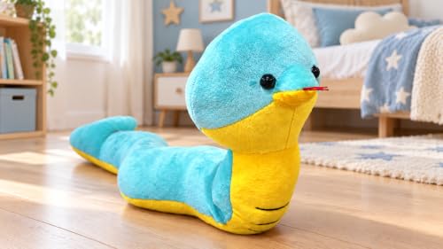 Image of ZEXSAZONE Cute Snake Soft Toy Plush Stuffed for Kids