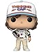POP [Stranger Things - Dustin Henderson Season 4 Funko Vinyl Figure (Bundled with Compatible Box Protector Case), Multicolor, 3.75 inches