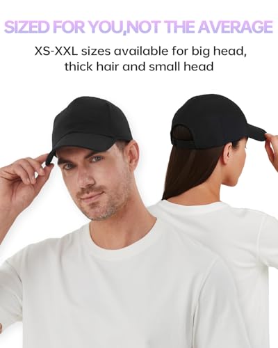 Image of Zylioo XXL Lightweight Golf Cap for Men,Large Fast Drying Athletic Caps for Big Heads,Small Running Hats Soft Crown